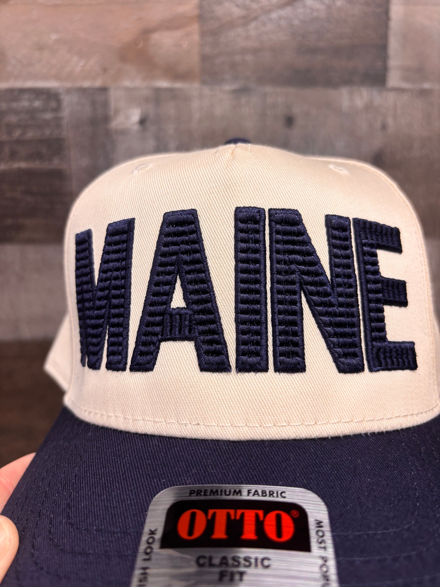 3D Puff Maine Trucker Hat