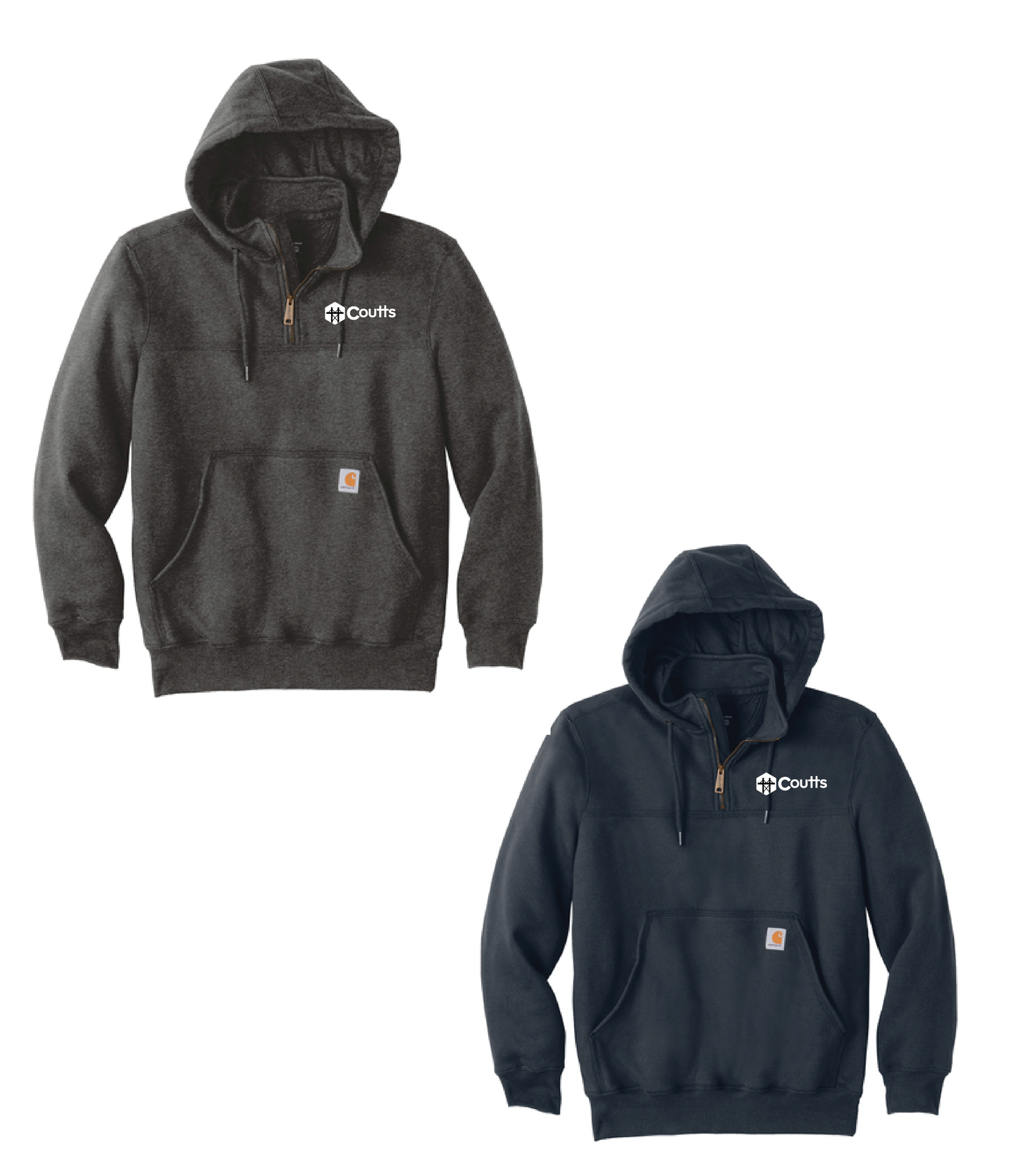 Carhartt Rain Defender Paxton Heavyweight Hooded 1/4 Zip Sweatshirt