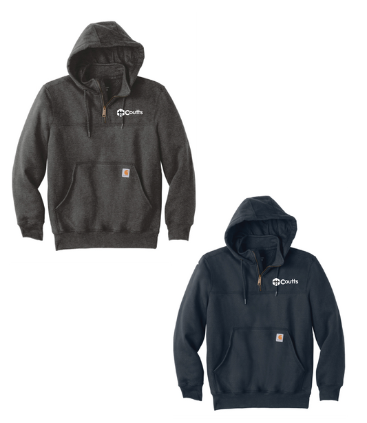 Carhartt Rain Defender Paxton Heavyweight Hooded 1/4 Zip Sweatshirt